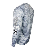 Men's Fractal Camo L/S UV Fishing Shirt