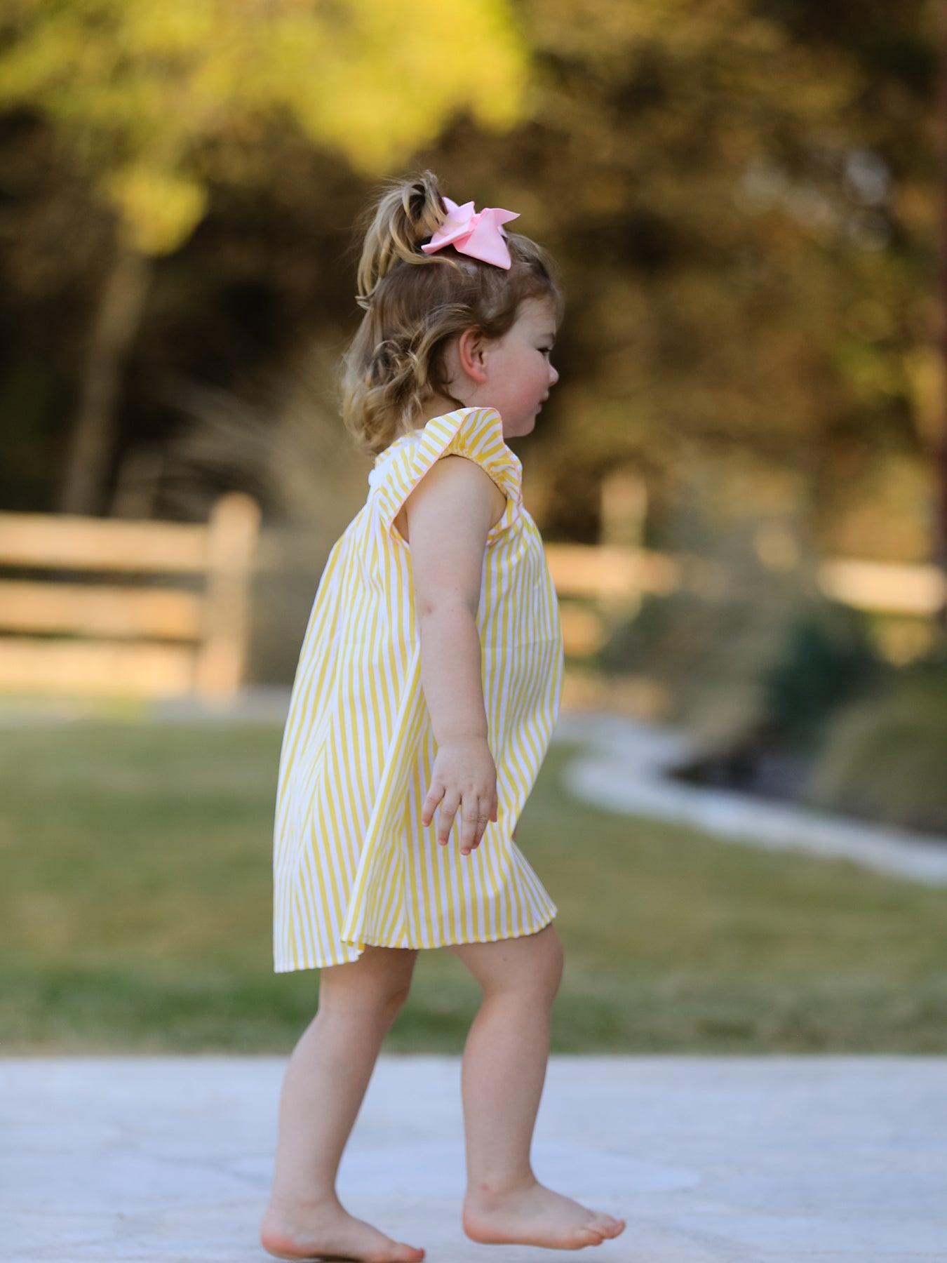 Spring/Summer Chick Floral Embroidery Smocking Girls Dress
