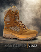 MAG SHIELD Suede Leather 8" Work Boot SZ WP