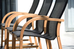 Manhattan Black Armchair - 4 Piece