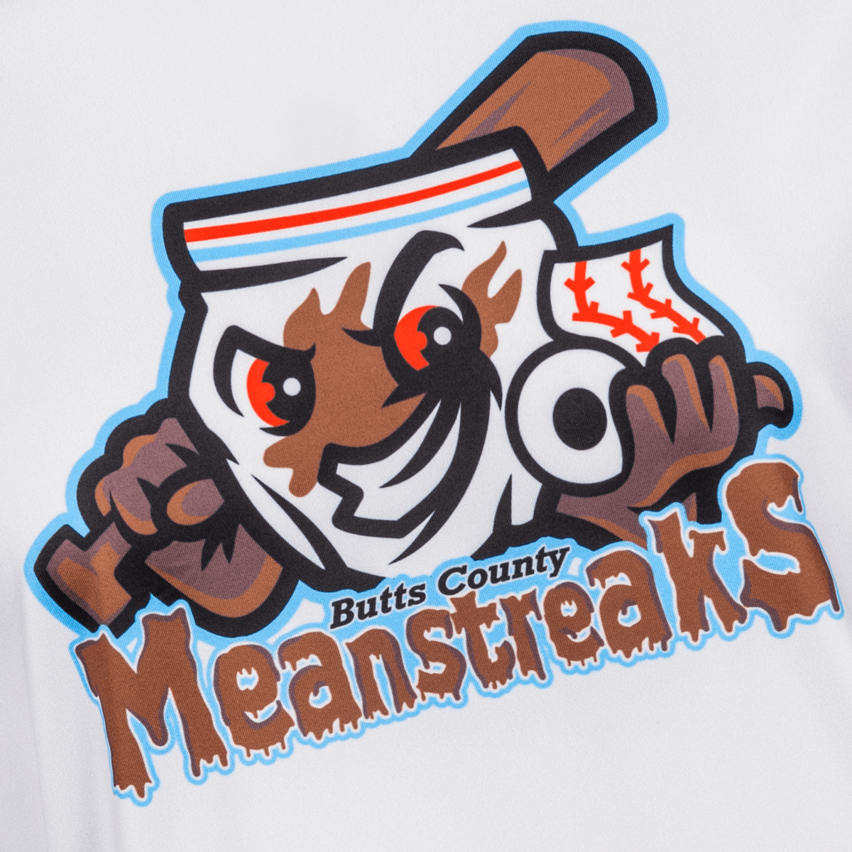 Butts County Meanstreaks Baseball HyperMAX Short Sleeve Hoodie