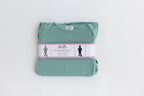 Newborn Knotted Baby Gown and Hat Set - Crew  - (Newborn-3 months) Mint, Navy Blue, Pink, Camel Brown