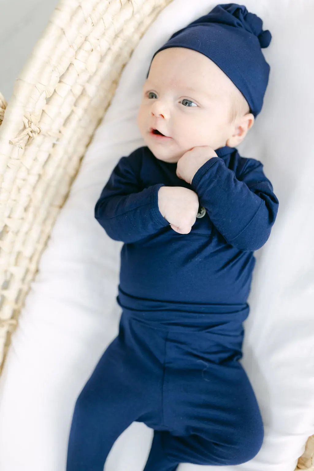 3-Piece Baby Boy Outfits - Newborn Take Home Outfit - Navy Blue