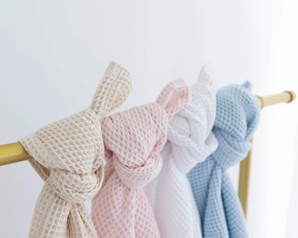 Waffle Blankets - Newborn, Baby, Toddler - 100% Cotton