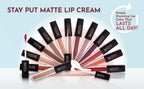Amber Stay Put Matte Lip Cream | Stunning Kiss-Proof Lipstick