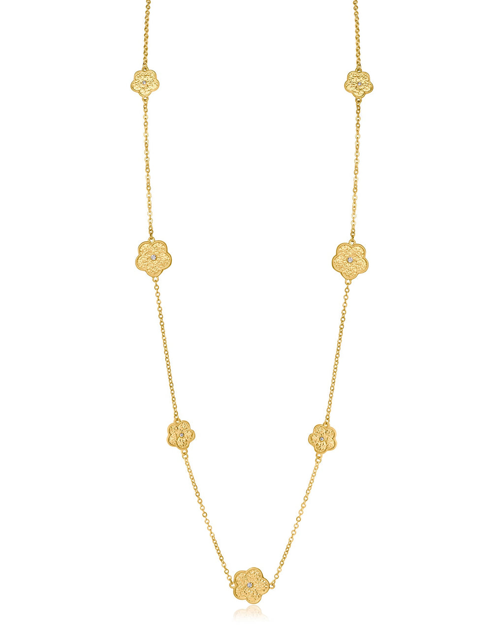 Clover Station Necklace