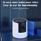 CAMSOY X1 Indoor Full HD 1080P WiFi Two Way Talk Pan and Tilt Camera (White)