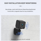 CAMSOY S20 1080P WiFi Wireless Network Action Camera Wide-angle Recorder with Mount (White)