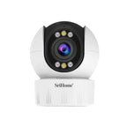 SriHome SH046 4.0 Million Pixels FHD Low Power Consumption Wireless Home Security Camera System (EU Plug)