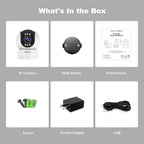SriHome SH046 4.0 Million Pixels FHD Low Power Consumption Wireless Home Security Camera System (AU Plug)