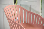 Nassau Carver Armchair in Peony Pink Social Plastic® - 2pc