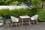 Nassau Square Table – White Social Plastic®