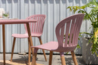 Nassau Side Chair in Peony Pink Social Plastic®- 2pc