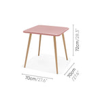 Nassau Square Table – Peony Pink Social Plastic®