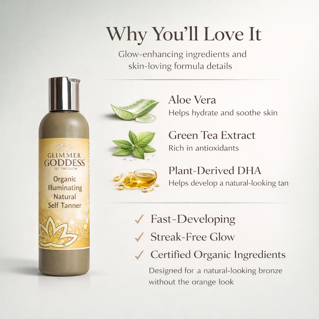 Organic Self Tanner – Fast Bronze Glow