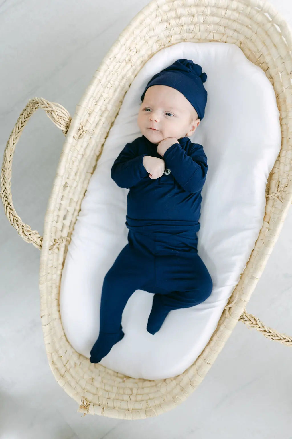 3-Piece Baby Boy Outfits - Newborn Take Home Outfit - Navy Blue
