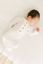 Baby Gowns, Newborn Gowns, Preemie Baby Clothes - White