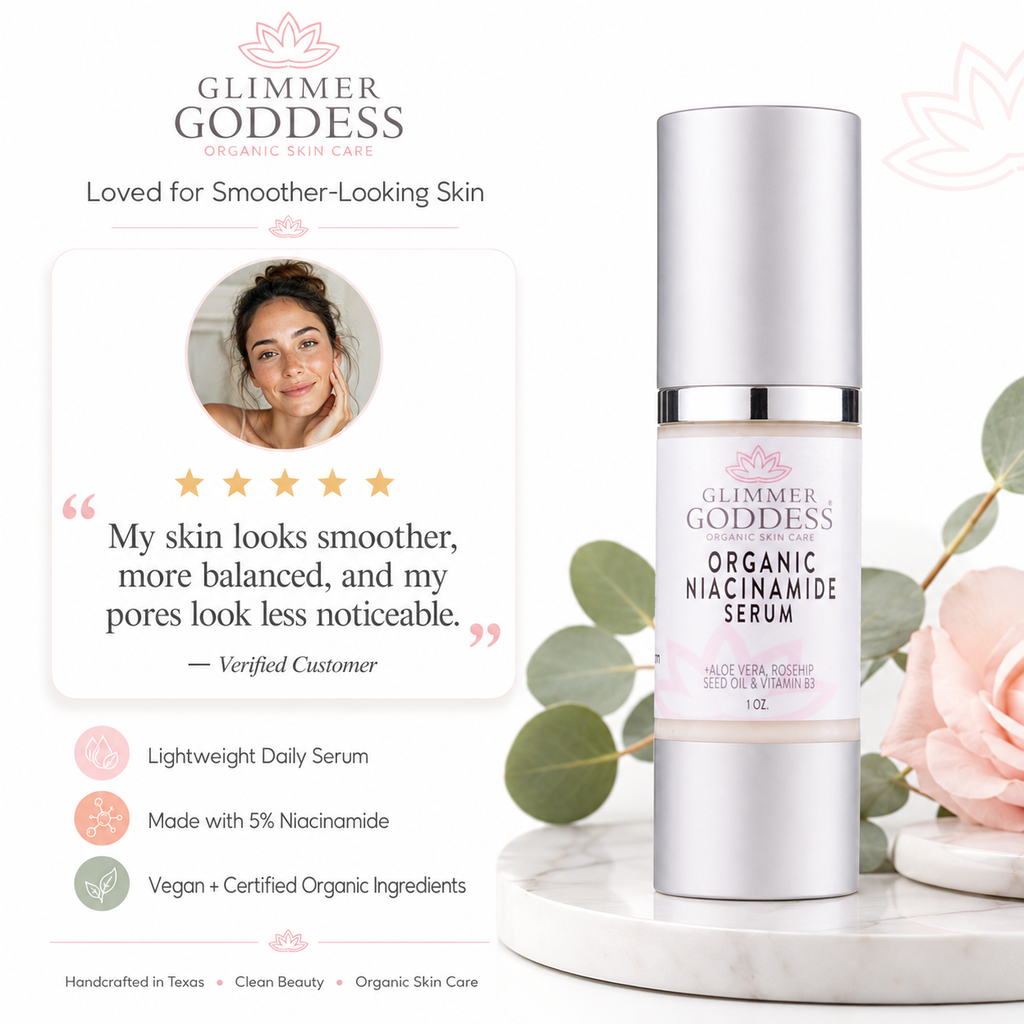 Organic Niacinamide Serum 5% – Pore Minimizer & Anti-Aging Treatment