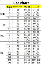 Solid color summer seaside vacation beach split swimsuit women