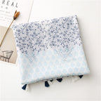Women Lightweight Colorful Spring Summer Neck Scarf Shawl and Wrap