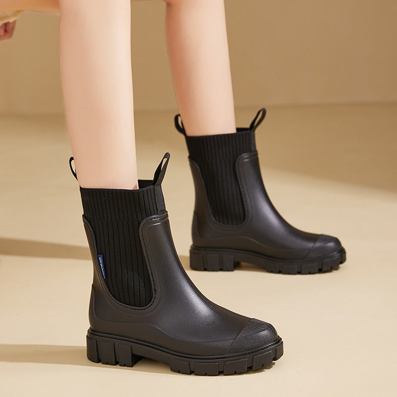 The Minimalist Rain Boots