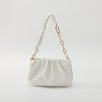 Small shoulder bag wrinkle feature with chain strap 8002
