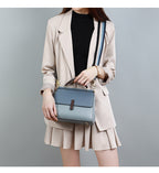 Cowhide leather tote bag shoulder purse leather crossbody strap 8853