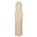 Suspender Beach Dress Women Solid Color Sleeveless Knitted Hollow Out Cutout Out Swimsuit Vacation Beach Dress Women Crochet hook
