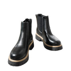 Platform Elastic Ankle Boots