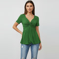 V-Neck TwistEase Tee
