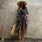 Women¡¯s Rayon Tie-Dye Beach Cover-Up ¨C Vacation Bikini Kimono, Sun Protection Swimsuit Outerwear