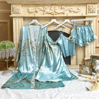 Cherry Silk Sleepwear Set