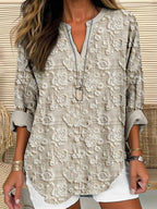 Fashion Loose Cool 3D Digital Printing Ladies