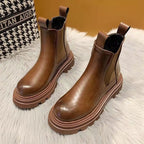 Chunky Heel Chelsea Ankle Boot