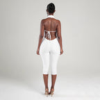 Backless Halter Slim Jumpsuit