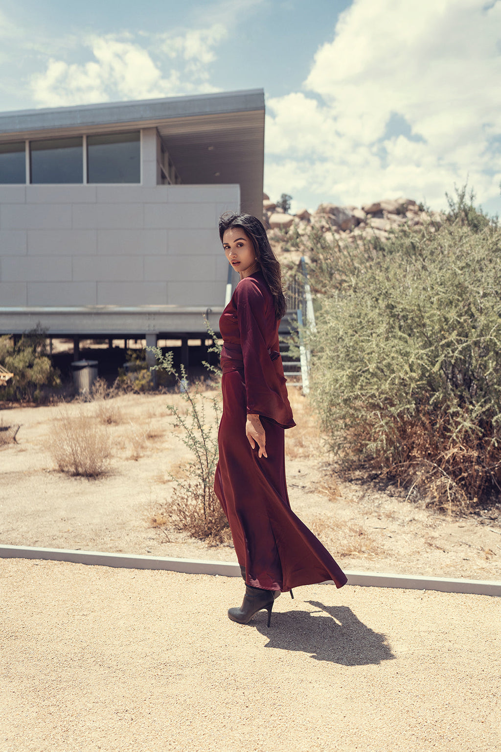 BELL SLEEVE DRESS