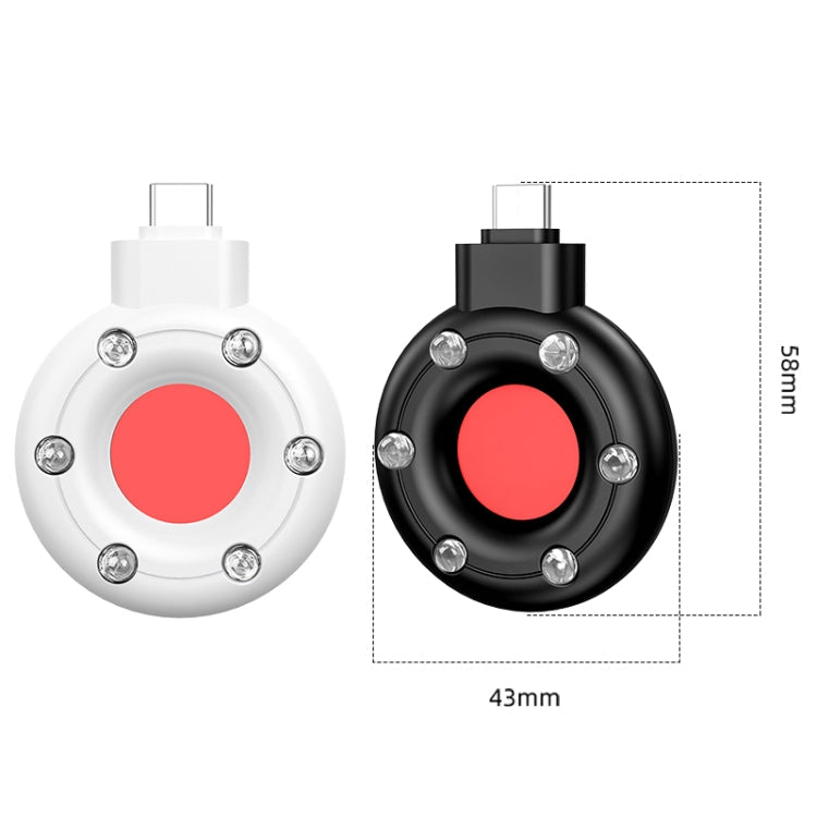 S300 USB-C/Type-C Plug Infrared Detector Hotel Camera Anti-Sneak Shooting Scanner (Black)