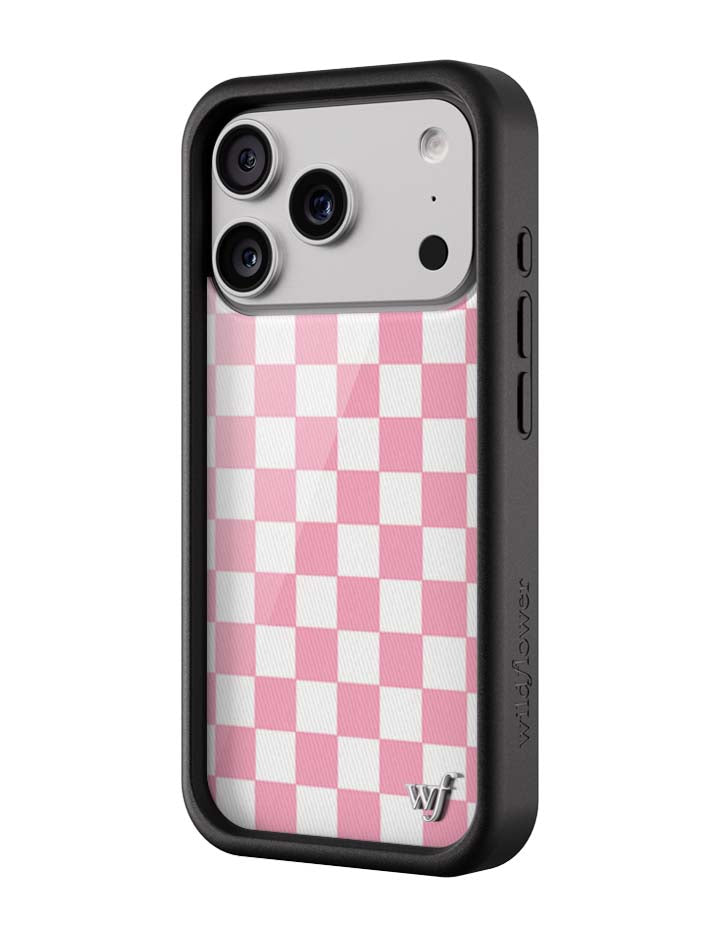 Checkers | Pink iPhone Case