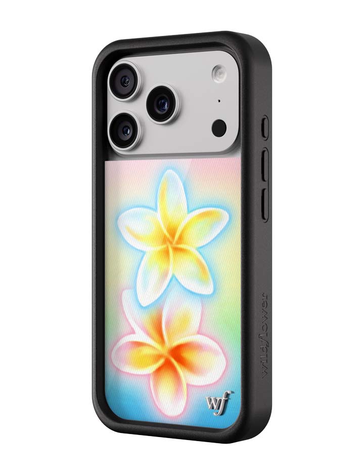 Pastel Plumeria iPhone Case