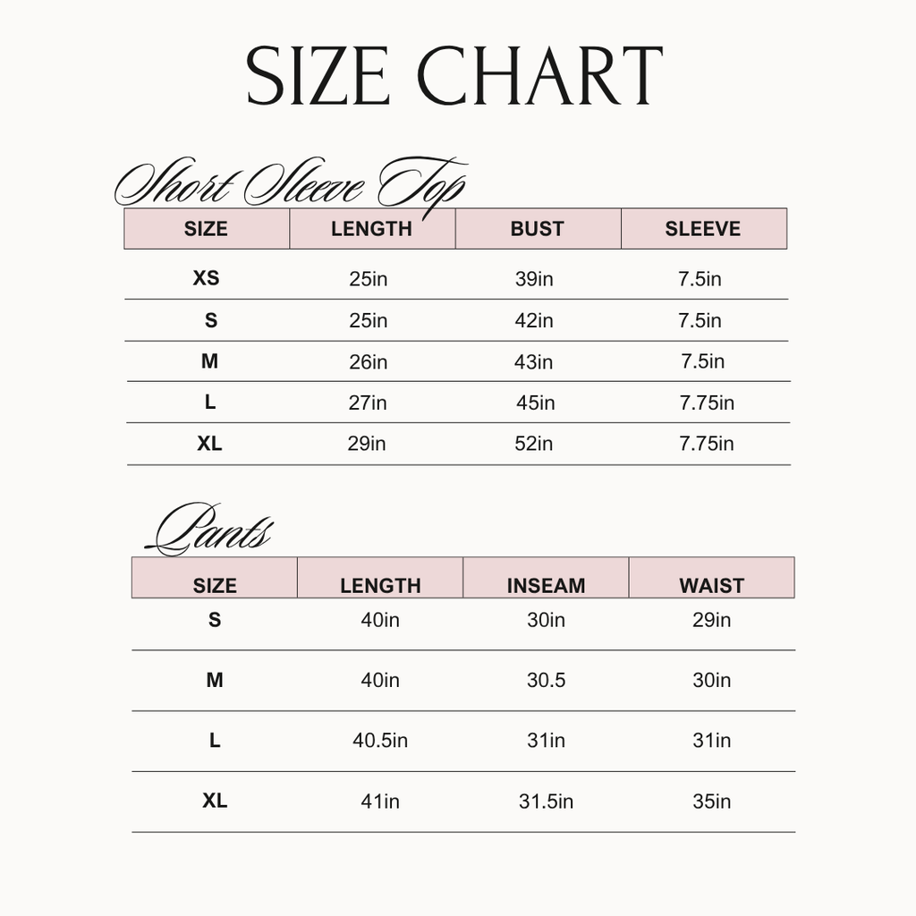 Pink Summer Spritz - Short Sleeve + Pant Pajama Set