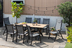 Panama Dark Stacking Armchair - 2pc