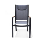 Panama Dark Stacking Armchair - 2pc
