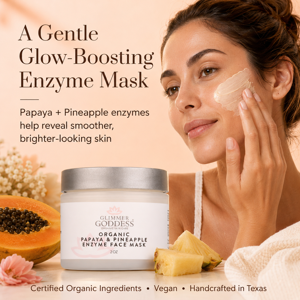 Organic Papaya Pineapple Enzyme Face Mask – Gentle Exfoliating Treatment