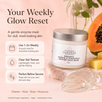 Organic Papaya Pineapple Enzyme Face Mask – Gentle Exfoliating Treatment