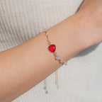 Pink Tourmaline Ballet Bracelet