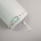 Green Amethyst Silver Isla Bracelet