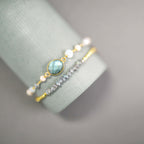 Labradorite Bracelet Set