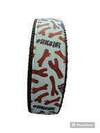 # Stick Life Black Nylon Dog Collar MD, LG, XL, Leash