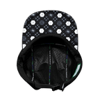 Pickleball Hat - 5 Panel - Black - Laser Mesh