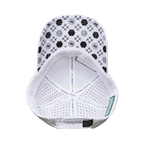 Pickleball Hat - Dad Hat - White - Laser Mesh